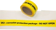 VCI protected varoitusteippi keltainen web