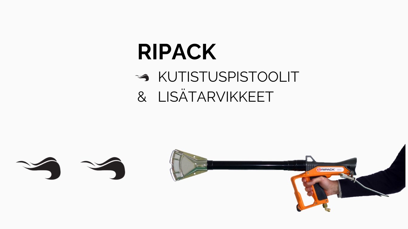 Ripack kutistepistoolit ja lisätarvikkeet